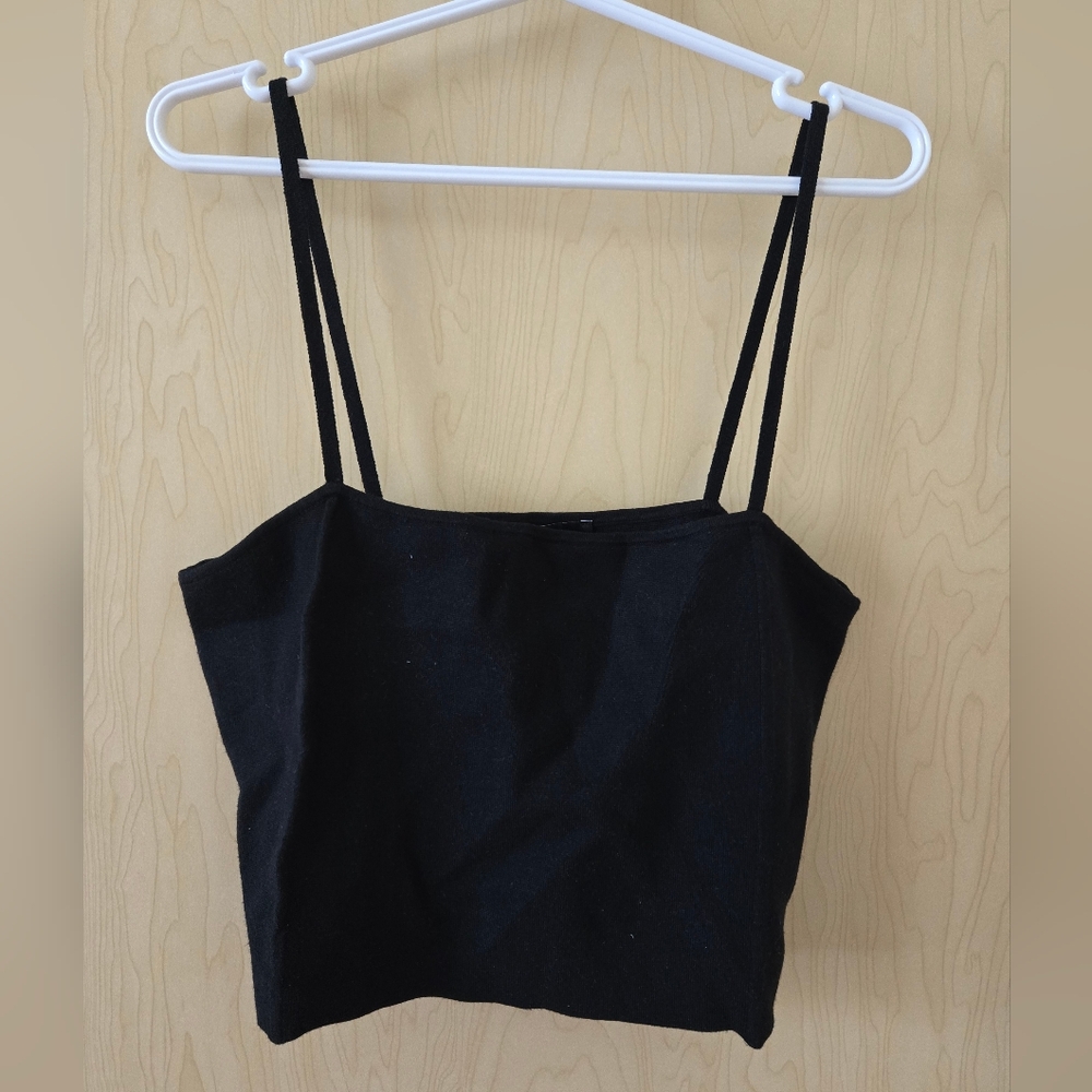 NWT Express Black Sweater Cami (L)
